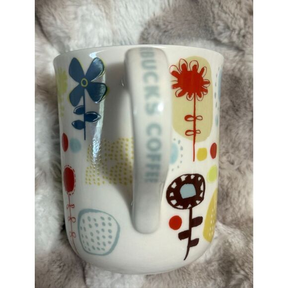 Starbucks 2009 HandPainted For Peindre A Main Pour Coffee Cup Mug Multi-Color Ab - Picture 6 of 6